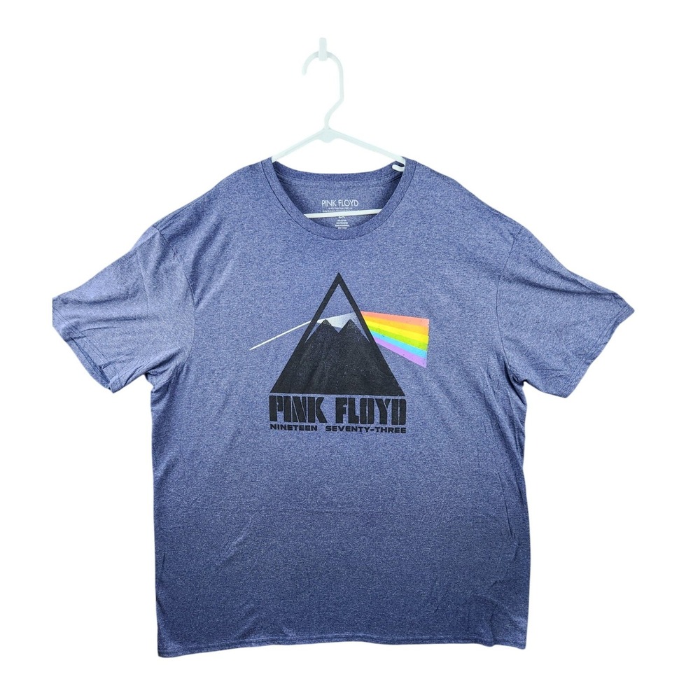 Pink Floyd Dark Side of the Moon Men's XL Prism Graphic Band Tee Rock Concert - Picture 2 of 8